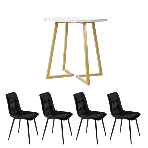 Fibreboard Dining Table Set