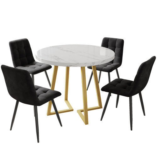 Fibreboard Dining Table Set