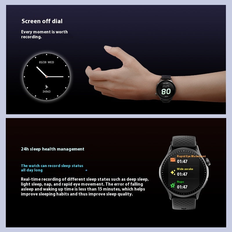 3ATM Waterproof Heart Rate Monitoring GTR3 Sports Watch