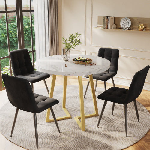 Fibreboard Dining Table Set